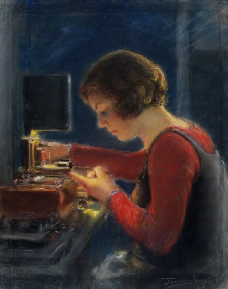 Luigi Turolo — Operaia elettricista